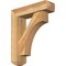 Ekena Millwork Westlake Craftsman Rough Sawn Bracket w/ Offset Brace, Western Red Cedar, 6"W x 22"D x 26"H BKT0604X22X26WTL04RWR - alternate 1